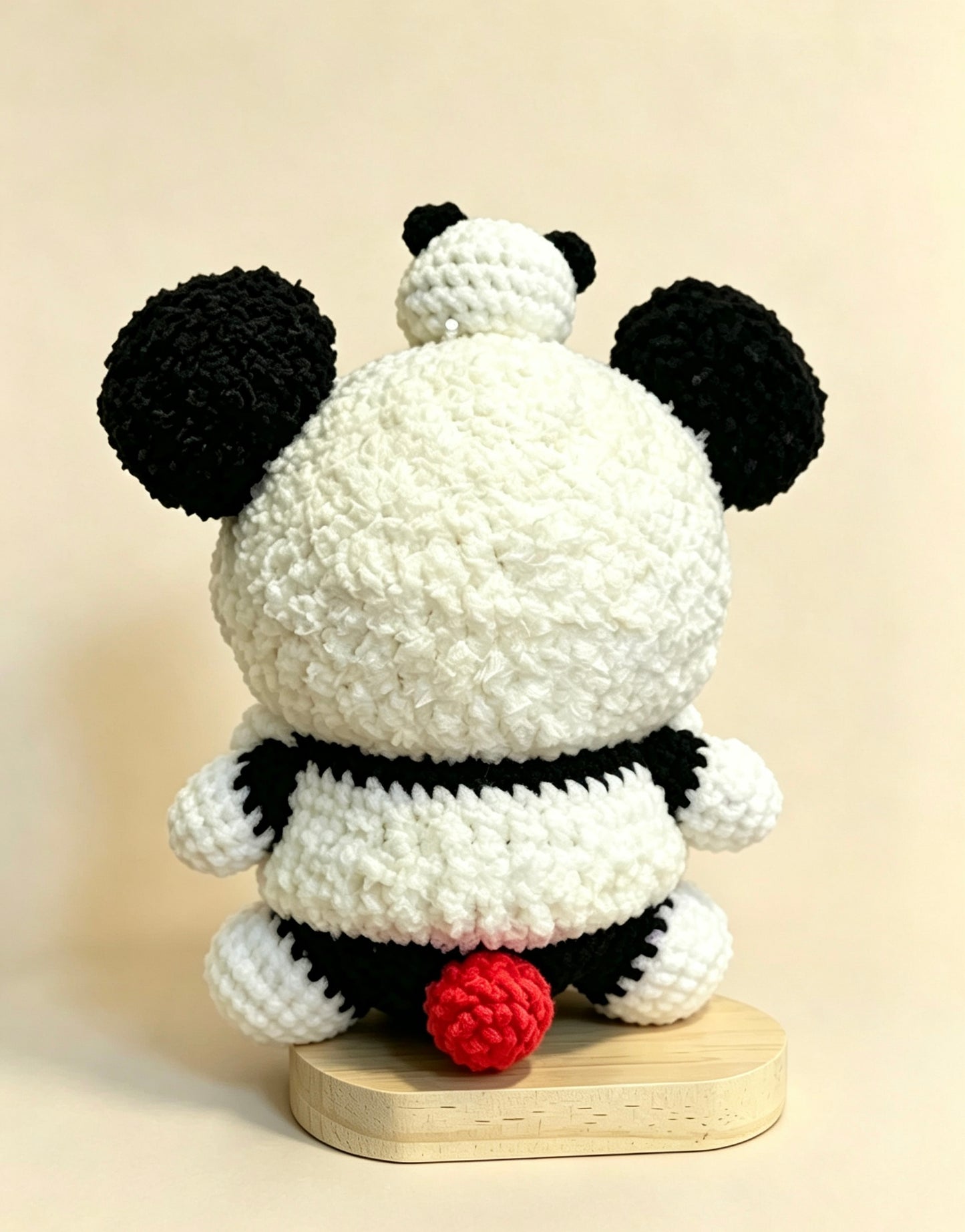 Crochet Doll Panda-Themed Doraemon