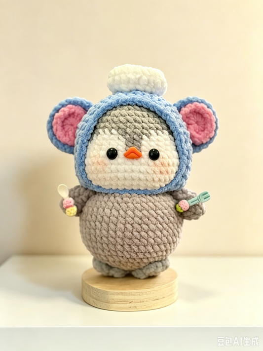 Crochet Doll Tuxedo Sam Penguin