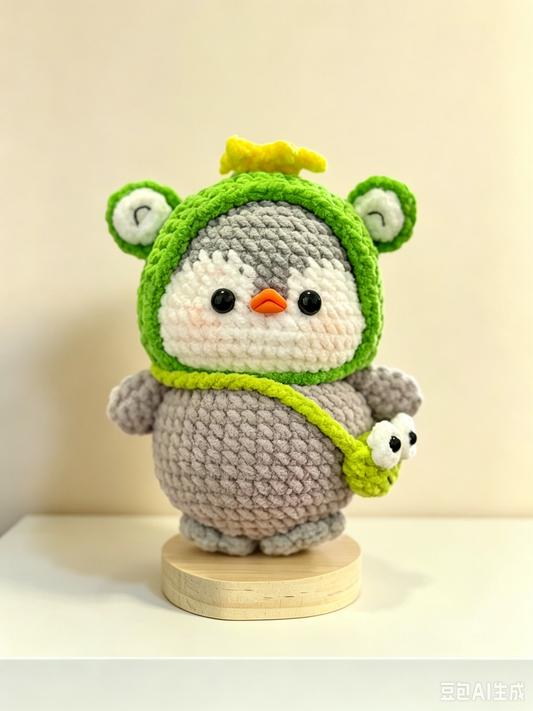 Crochet Doll Keroppi Penguin