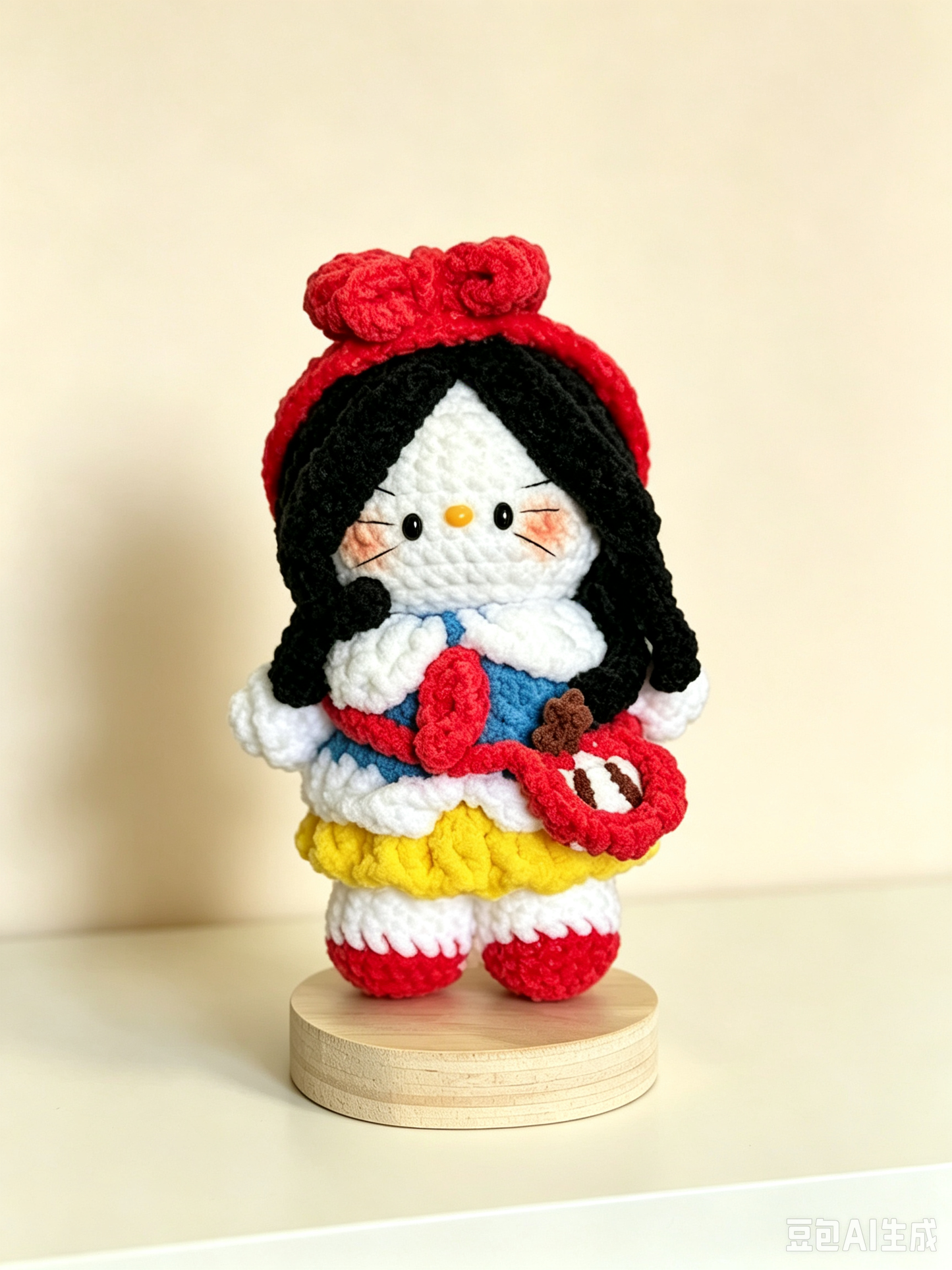 Crochet Doll Snow White Hello Kitty