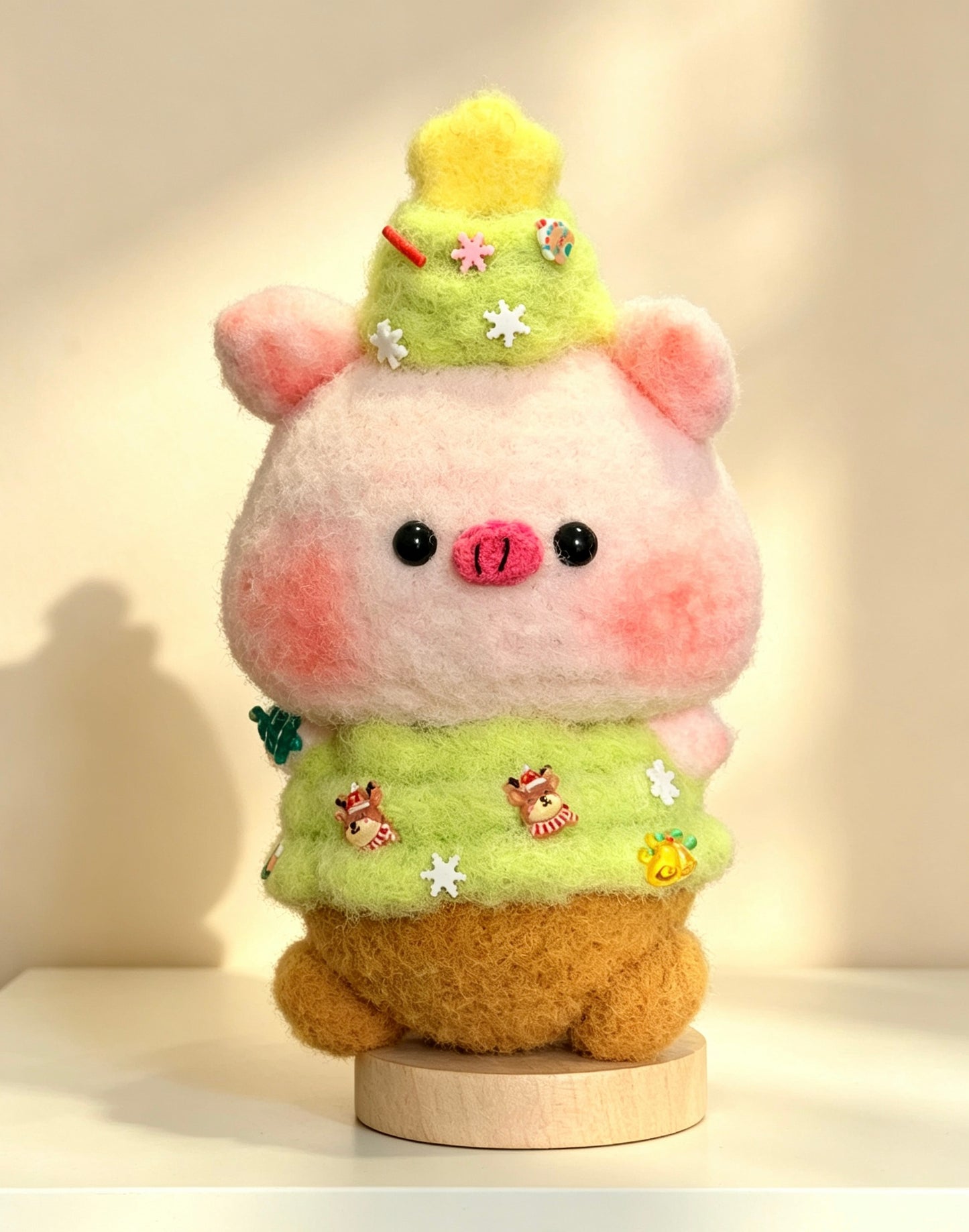 Crochet Doll Christmas Tree Pig