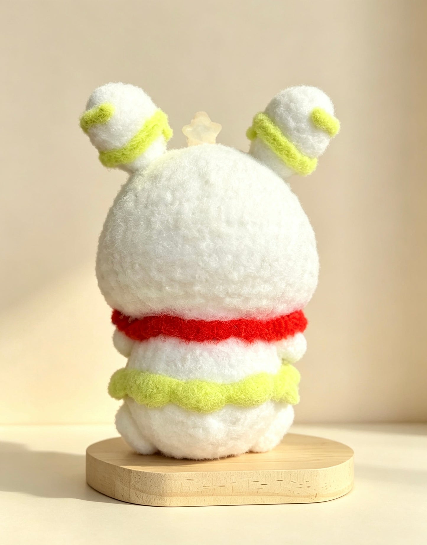 Crochet Doll Christmas Bunny