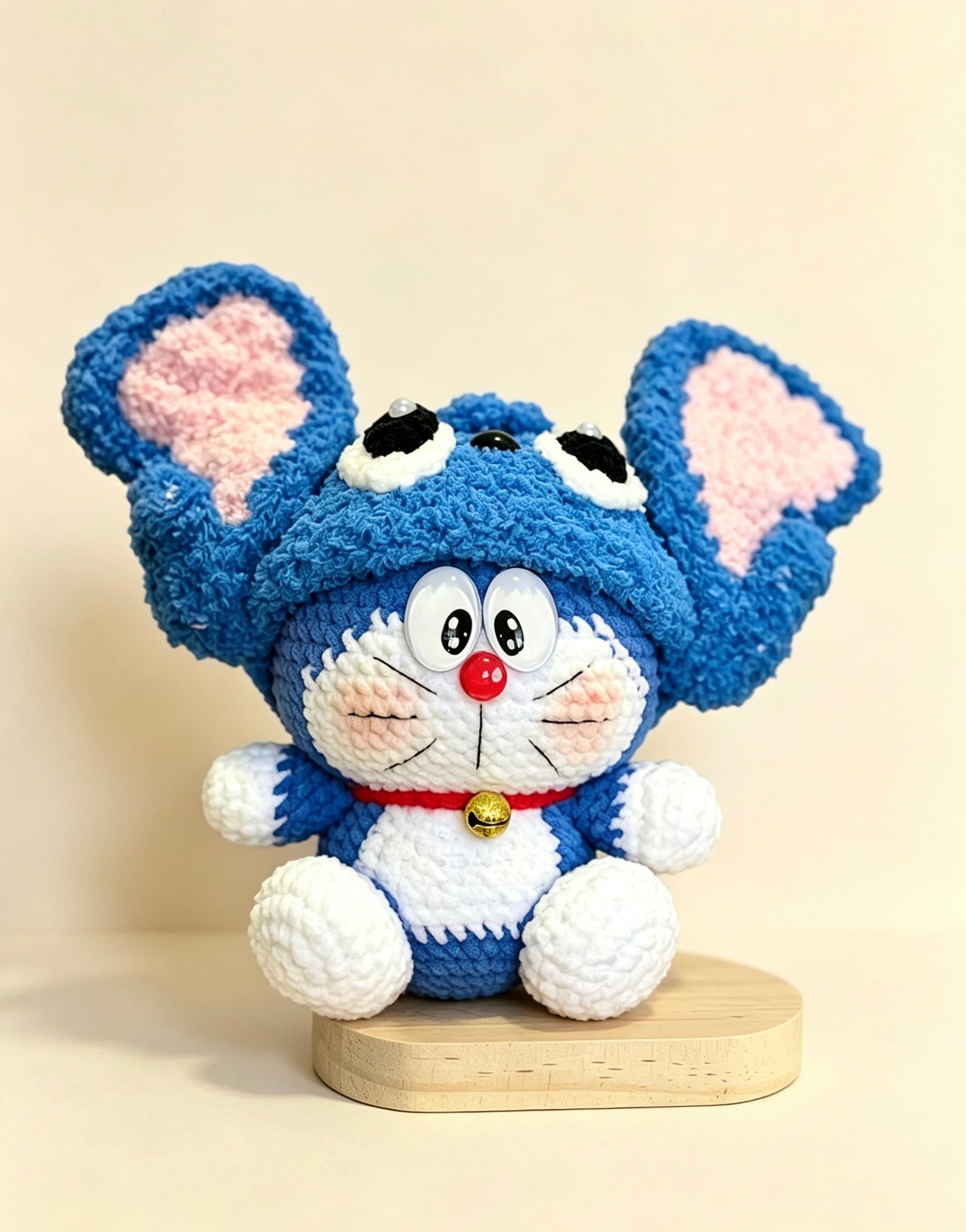 Crochet Doll Stitch Doraemon