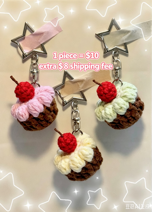 Crochet keychain for 1 piece