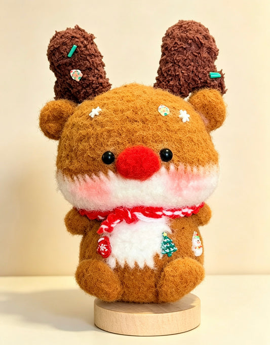 Crochet Doll Christmas Reindeer
