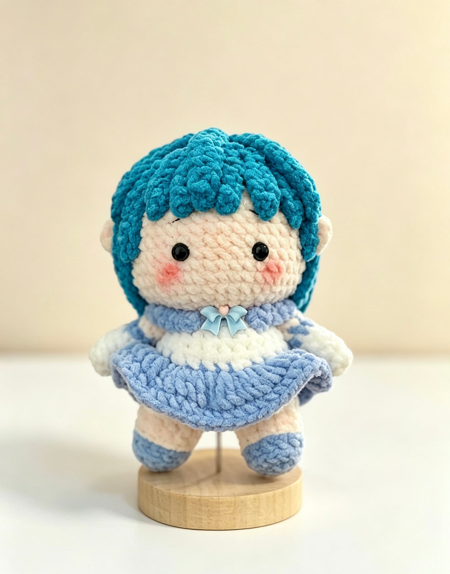 Crochet Doll Sailor Mercury