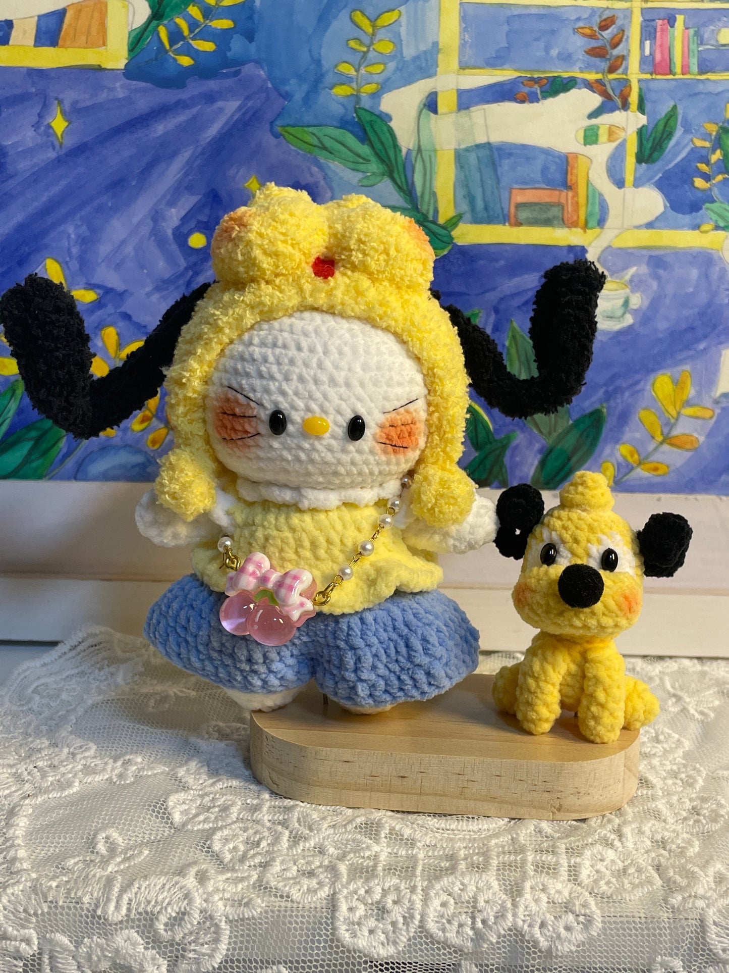 Crochet Doll Puppy Catty