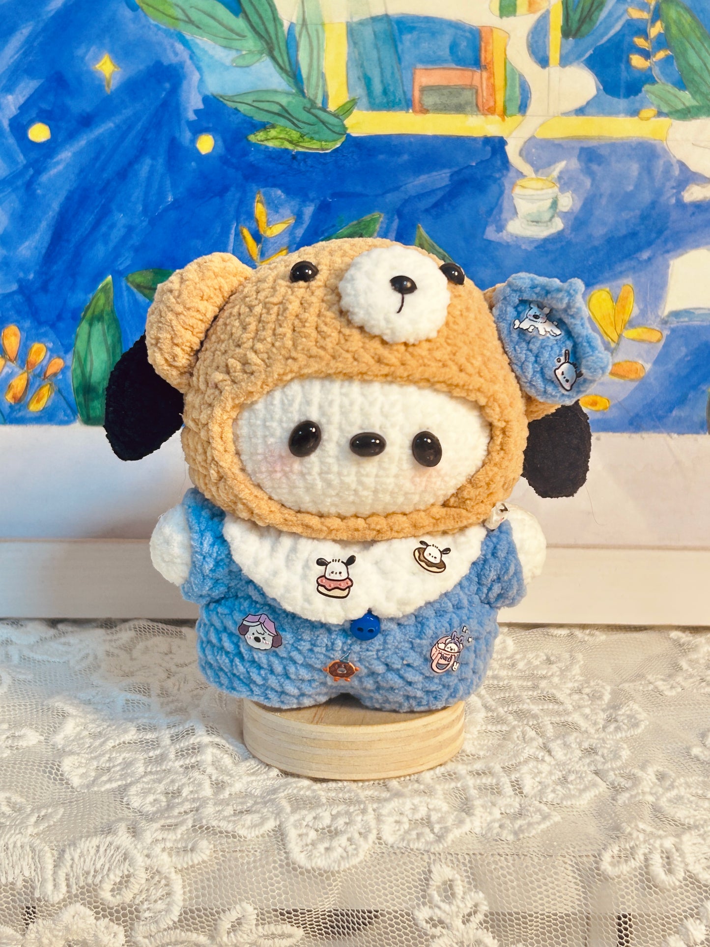 Crochet Doll Bear Chacha